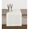 Solino Home Linen Ivory Table Runner 72 Inches Long 100 Pure Linen Hemstitch Table Runner 14 x 72 Inch for Dresser Dining Summer Classic Hemstitch