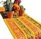Del Mex Woven Rebozo Style Mexican Table Runner Scarf Yellow