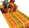 Del Mex Woven Rebozo Style Mexican Table Runner Scarf Yellow