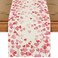 Artoid Mode Pink Love Valentines Table Runner Anniversary Wedding Kitchen Dining Table Decoration for Home Party Decor 13x72 Inch
