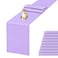 JEVIX 10 Pack Satin Table Runner 12 X 108 Inch Silk Table Runner for PartyWedding Birthday BanquetsDecorationLavender