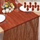 KEEPSHOWING 6 Pack Cheesecloth Table Runner 10Ft Christmas Gauze Boho Table Runners for Wedding Decor Bridal Shower Decorations Baby Shower Party35 x 120