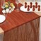 KEEPSHOWING 6 Pack Cheesecloth Table Runner 10Ft Christmas Gauze Boho Table Runners for Wedding Decor Bridal Shower Decorations Baby Shower Party35 x 120