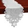 Simhomsen Embroidered Silver Snowflakes Table Runners for Christmas Holiday and Winter Silver 1490 inches