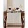 Solino Home Linen Table Runner 108 Inches Long Classic Hemstitch 100 Pure Linen Light Natural Dining Table Runner 14 x 108 Inch for Summer