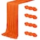 ACSUIT 4 Pack Orange Cheesecloth Table Runner 20 x 120 inch Gauze Table Runners 10 FT LongSemi Sheer Cheese Cloth Fabric Table Runner Bulk for WeddingPartyBaby ShowerBridal Shower Decoration