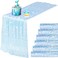 Remagr 6 Pcs Iridescent Blue Sequin Table Runner 12 x 72 Inch Mermaid Table Runner Glitter Sequin Sparkly Desk Cover for Wedding Birthday Party Ceremony Supplies Decor