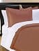 Pointehaven 500 Thread Count Cotton Oversized Solid Duvet Set 3 Piece Bedding with Button Closure 100 Long Staple Cotton Duvet with TieBacks All Season Queen Expresso