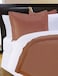 Pointehaven 500 Thread Count Cotton Oversized Solid Duvet Set 3 Piece Bedding with Button Closure 100 Long Staple Cotton Duvet with TieBacks All Season Queen Expresso