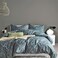 mixinni Blue Floral Duvet Cover King Size Cotton Flowers Pattern King Bedding Set Garden Style Comforter Cover Set with Zipper ClosureLuxury Quality Soft Durable Easy Care 3pcs King Size