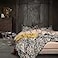 Cupocupa King Duvet Cover Set 3pc Dark Navy Paisley Boho Bedding Luxury Art Deco Floral Botanical Print Soft Microfiber Reversible Quilt Cover with Pillowcases King 104x90