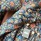 Eikei Damask Medallion Duvet Cover Set Egyptian Cotton Sateen 400 Thread Count Bohemian Pattern King