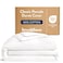 Brooklinen Luxury Percale Duvet Cover 100 Cotton Cool Crisp ExtraLong Corner Ties Button Closure Soft Breathable Machine Washable Duvet Cover KingCalifornia King Bed Sizes White