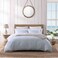 Tommy Bahama Queen Duvet Cover Set Reversible Cotton Bedding Set with Matching Shams Coastal Home Dcor Koya Bay Blue Queen