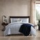 Eddie Bauer King Duvet Cover Set Cotton Bedding Set with Matching Shams Casual Home Dcor Basic Plaid Navy King
