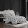 Betsey Johnson Queen Duvet Cover Soft Bedding Set with Matching Shams Ideal Bed Essentials Betseys Toile Black Queen