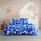 Marimekko FullQueen Duvet Cover Set Cotton Percale Reversible Bedding with Matching Shams Floral Home Decor Unikko Blue FullQueen