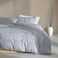 Calvin Klein Queen Duvet Cover Set Soft Cotton Sateen Bedding with Shams Button Corner Tie Closure Wildflower Dusk Purple