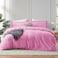 HearthHarbor Hearth Harbor Light Pink Duvet Cover Full Size 3 Piece Bedding Set Soft Double Brushed Comforter Cover Set with Button Closure 1 Full Duvet Cover 80x90 inches and 2 Pillow Shams