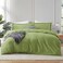 HearthHarbor Hearth Harbor Twin Duvet Cover Set Calla Green Soft Comforter Cover Set Double Brushed 2 Piece Bedding Set with Button Closure 1 Twin Size Duvet Cover 68x90 inches and 1 Pillow Sham