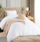 Utopia Bedding Duvet Cover Set with Pillowcases 2 Pieces Bedding Duvet Cover with Zipper Closure 1 Duvet Cover with 1 Pillow Sham Soft Brushed Microfiber TwinTwin XL White