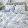 HoneiLife Floral Duvet Cover King 100 Cotton Comforter Cover Wildflower Bedlinen Set with Zipper Closure Corner Ties Botanical Comforter Cover Sets 3pcs