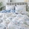 HoneiLife Floral Duvet Cover King 100 Cotton Comforter Cover Wildflower Bedlinen Set with Zipper Closure Corner Ties Botanical Comforter Cover Sets 3pcs