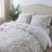 HoneiLife Duvet Dover Queen Size 100 Cotton Comforter Cover Breathable Bedlinen for Set for Queen Beds 3PC Wildflower Comforter Cover Sets Fuchsia