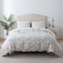 HoneiLife Duvet Dover Queen Size 100 Cotton Comforter Cover Breathable Bedlinen for Set for Queen Beds 3PC Wildflower Comforter Cover Sets Fuchsia
