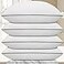 Vorouhals Hotel Collection Bed Pillows for Sleeping 4 Pack Standard Size Cooling Pillows Set of 4 for Back Stomach or Side Sleepers Super Soft Down Alternative Microfiber Filled Pillows