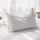 AIKOFUL Luxury Feathers Down Pillow Standard Size Hotel Quality Fluffy Bed Pillow Soft Pillow for Sleeping Organic Cotton Cover20x26 Pack of 1