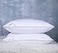 Eastwarmth King Size Goose Feather Down Bed Pillow 2 Pack for Sleeping 100 Cotton Cover Medium Firm Set of 2 King Size Gussted White