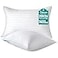 Oubonun King Size Pillows Set of 2 Fluffy Supportive Down Alternative Pillows with Zippered Cotton Cover Breathable and Cool for All Sleeping Positions Machine Washable 20x36
