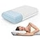 Vaverto Cooling Gel Memory Foam Pillows 1Pack Standard Size Memory Foam Pillow For Sleeping Firm Pillow Back Stomach Side Sleeper Shoulder Back Pain Relief Washable Bamboo Viscose Cover