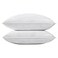 SNUGCOZY SNUGCOZY Grey Goose Feather Down Pillows for Sleeping2 Pack Standard Size20IN26IN Goose FeatherDown Filling100 Down Proof Machine Wash White