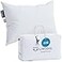 Lincove Cloud Natural Canadian Down Pillow White Luxury Sleeping Pillow 625 Fill Power 500 Thread Count Cotton Shell Made in Canada King Firm 1 Pack