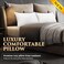 COZSINOOR Bed Pillows for Sleeping Queen Size Hotel Quality Set of 2 Breathable Down Alternative Microfiber Filled for Back Stomach Side Sleepers Cooling SkinFriendly