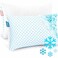 Nestl Cooling Pillow for Sleeping 2 Pack Luxury Shredded Memory Foam Pillows Queen Size Set of 2 Adjustable Cold Gel Pillows for Hot Sleepers Supportive Cool Pillow for Side Back Stomach Sleepers
