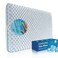 Iwacool Stomach Sleeping Pillow for Shoulder and Neck Pain Relief Thin Pillow for Sleeping Cooling Memory Foam Pillows Flat Pillows for Stomach SleepersLow Profile 325inches for Back Sleeper