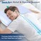 Iwacool Stomach Sleeping Pillow for Shoulder and Neck Pain Relief Thin Pillow for Sleeping Cooling Memory Foam Pillows Flat Pillows for Stomach SleepersLow Profile 325inches for Back Sleeper