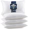 Utopia Bedding Bed Pillows King Size Set of 4 White Down Alternative Pillows for Sleeping Cooling Hotel Quality Pillow Set for Back Stomach or Side Sleepers