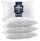 Utopia Bedding Bed Pillows King Size Set of 4 White Down Alternative Pillows for Sleeping Cooling Hotel Quality Pillow Set for Back Stomach or Side Sleepers