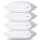 CozyLux Soft Supportive Bed Pillows for Side and Back Sleepers OekoTex Down Alternative Filling Hotel Quality Fluffy Sleeping Pillow White King 19 x 34 4 Pack