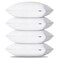 CozyLux Soft Supportive Bed Pillows for Side and Back Sleepers OekoTex Down Alternative Filling Hotel Quality Fluffy Sleeping Pillow White King 19 x 34 4 Pack