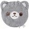CHDN Travel Pillow Pure Memory Foam with Envelop Cute ComfortableWashable Portable Neck Pillow for Airplane Grey Cat