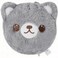 CHDN Travel Pillow Pure Memory Foam with Envelop Cute ComfortableWashable Portable Neck Pillow for Airplane Grey Cat