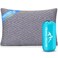 1 MIDDLE ONE Travel Pillow for Sleeping Camping Memory Foam Small Pillow with Breathable Cover for Backpacking Airplane Car 175 x 12 Inch
