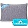 1 MIDDLE ONE Travel Pillow for Sleeping Camping Memory Foam Small Pillow with Breathable Cover for Backpacking Airplane Car 155 X 12 Inch