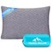 1 MIDDLE ONE Travel Pillow for Sleeping Camping Memory Foam Small Pillow with Breathable Cover for Backpacking Airplane Car 155 X 12 Inch