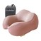 Cozy BoSpin Travel Pillow Neck Pillow for Traveling Memory Foam Portable Support PillowComfortable and Lightweight Quick Pack for CampingSleeping Rest Cushio Pink